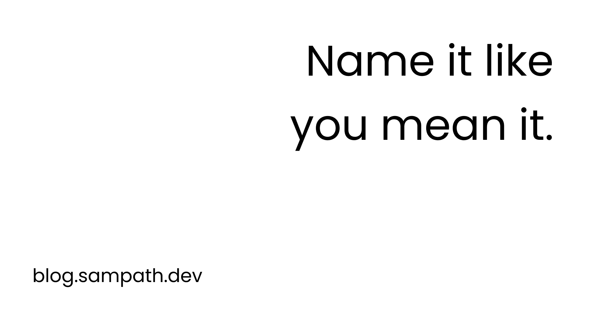 What should we name it?